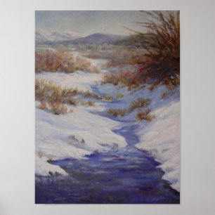 Winter Färg Fine Art Skriv ut Poster