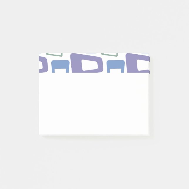 Winter Färg Post-it Block (Framsida)