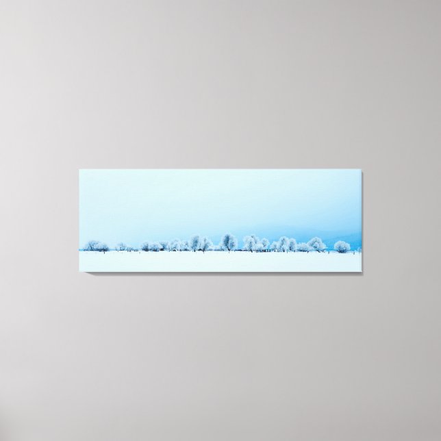 Winter Farm Canvastryck (Framsida)