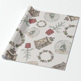 Winter Farmhouse Presentpapper