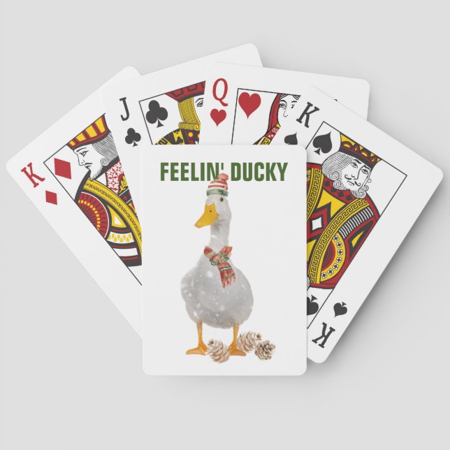 Winter "Feelin' Ducky" Casinokort (Baksidan)