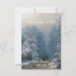 Winter Firande i Life 2-meddelande Inbjudningar