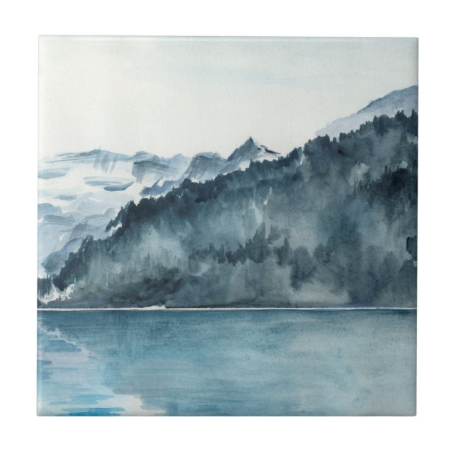 Winter Fjords Kakelplatta (Framsidan)