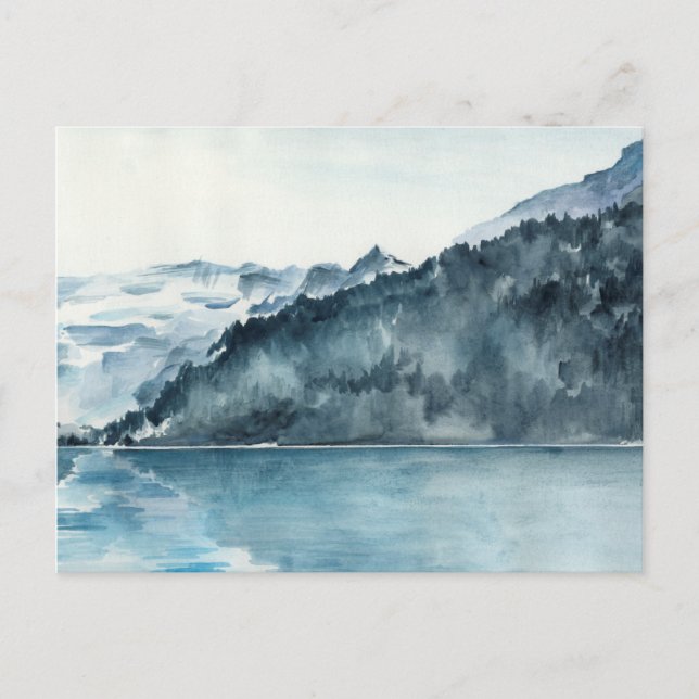 Winter Fjords Vykort (Framsida)