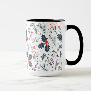 Winter flora mugg