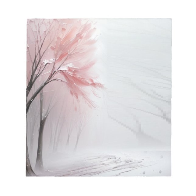 Winter Flower Tablet Anteckningsblock (Framsida)