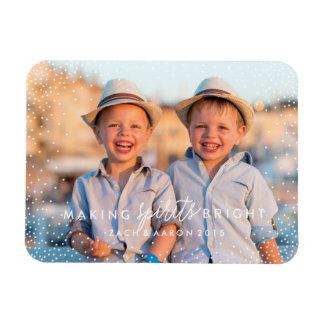 WINTER FLURRIES Julfoto Magnet