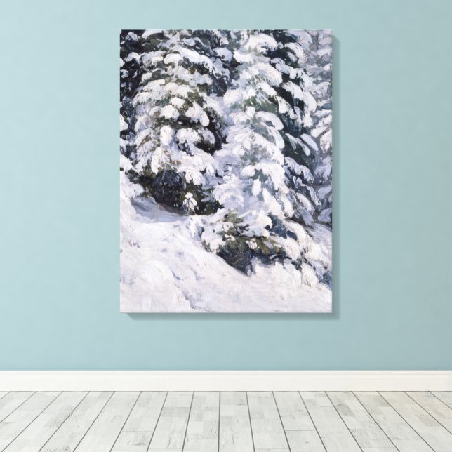 Winter Forest | Aleksander Borisov Canvastryck (Insitu (trägolv))