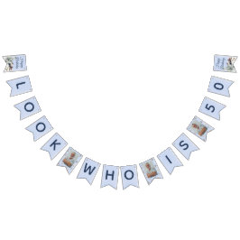 Winter Forest Birthday Banner Vimplar