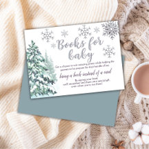 Winter Forest | Bokar för Baby-kortet för djurutry