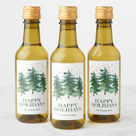 Winter Forest Company Helgdag Vinetikett