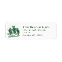Winter Forest Company Returadress Returadress Etikett