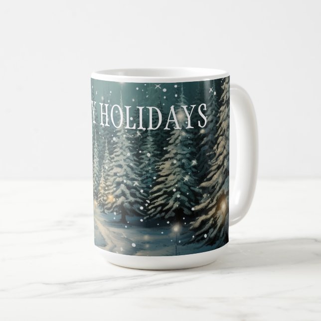 Winter Forest Kaffemugg (Framsida höger)