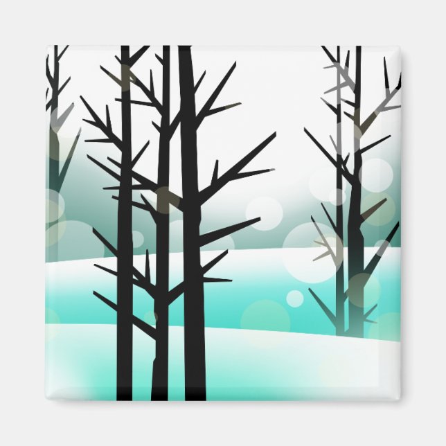 Winter Forest Magnet (Framsidan)