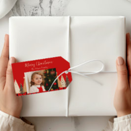 Winter Forest Neutralt Landcape Photo jul Presentetikett