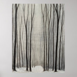 Winter Forest Poster