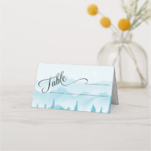 Winter Forest Snowy Mountain Bröllop