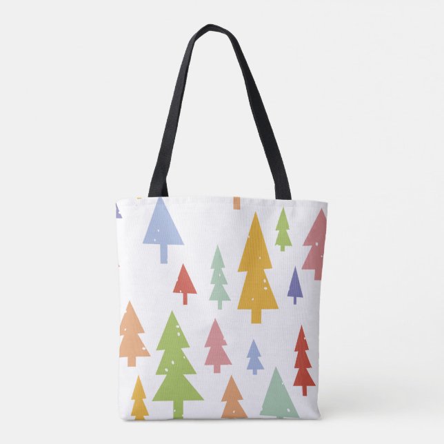 Winter Forest Tote Tygkasse (Baksida)