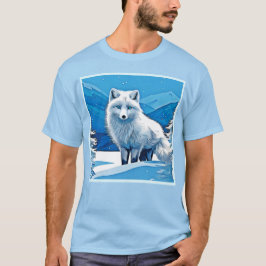 Winter Fox Art T Shirt