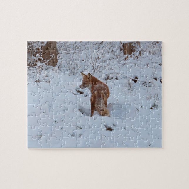 Winter Fox Pussel (Horisontell)