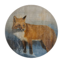 Winter Fox Round