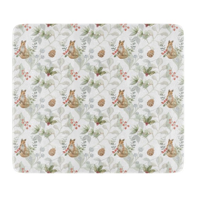 Winter Fox Woodland Forest Cute (Framsidan)