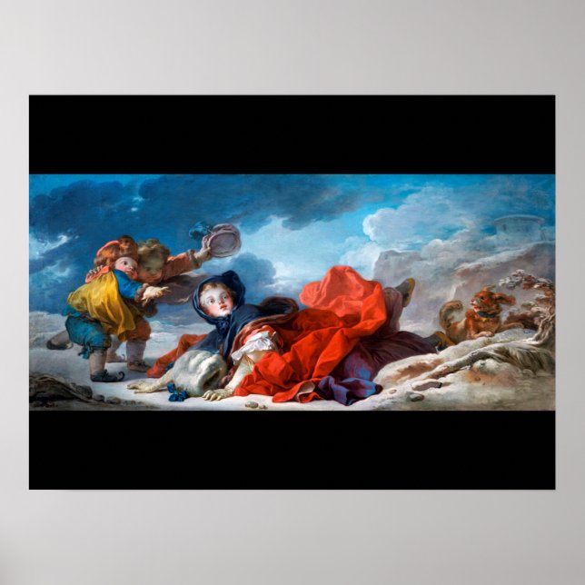 Winter, Fragonard Poster (Framsidan)