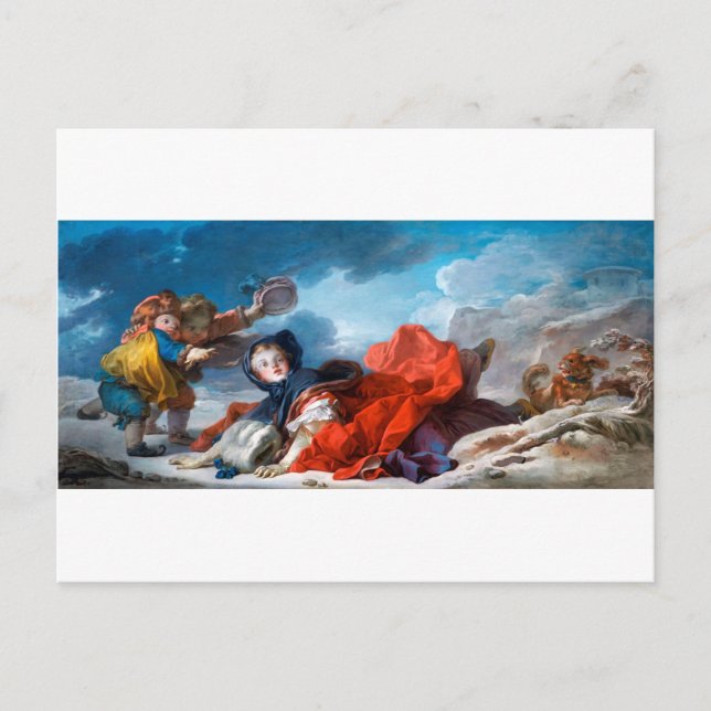 Winter, Fragonard Vykort (Framsida)
