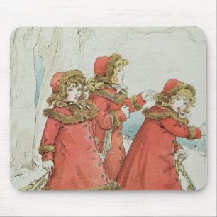 Winter från den April baby bok av trimmar, 1900 Musmatta