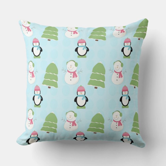 Winter Friends Kudde (Framsida)