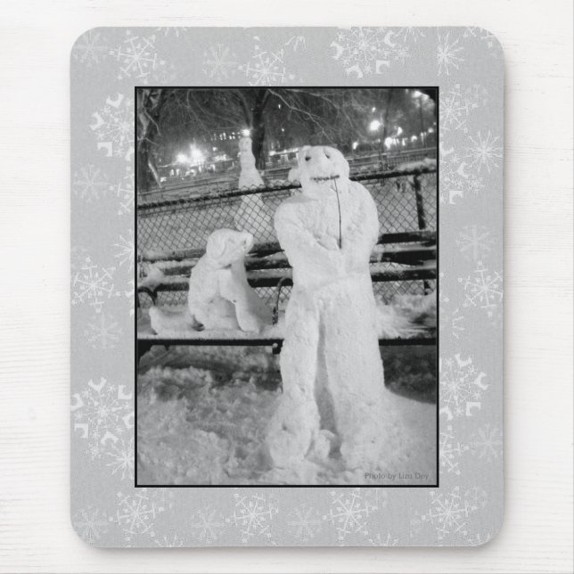 "Winter Friends" Mousepad Musmatta (Framsidan)