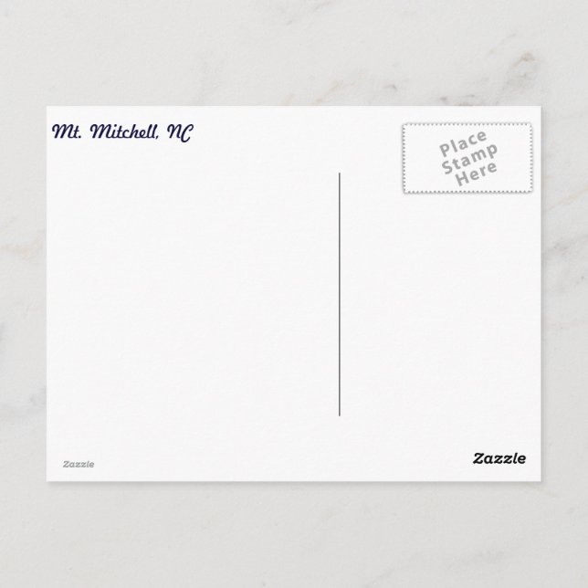 Winter Frost Vykort (Baksida)