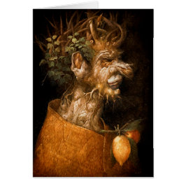 Winter Fyra Seasons Giuseppe Arcimboldo Blank OBS Kort