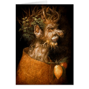 Winter Fyra Seasons Giuseppe Arcimboldo Blank OBS Kort