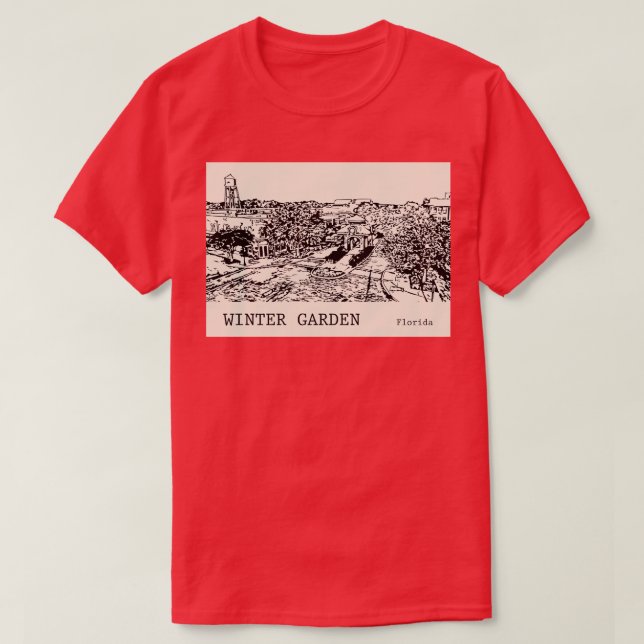 Winter Garden Florida TShirt 1 T Shirt (Design framsida)