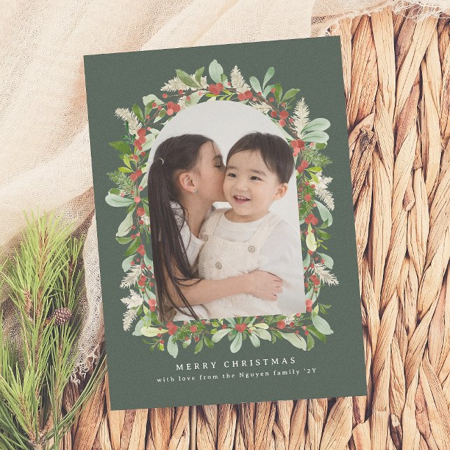 Winter Garden | Grey Arch jul 1 Photo Julkort (Skapare uppladdad)