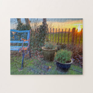 Winter Garden in Sunset Pussel