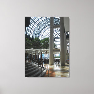 Winter Garden, New York City Canvastryck
