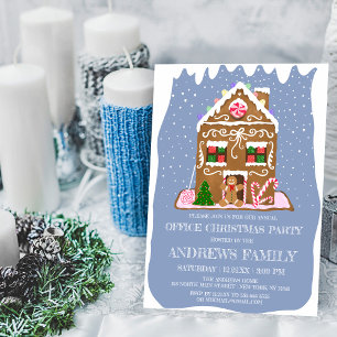 Winter Gingertea Candy House Corporate God jul Inbjudningar