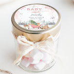 Winter Girl Baby Det är Kallet utanför Shower Favo Runt Klistermärke<br><div class="desc">Skrämma lite festiv tjusning med vår beundransvärda Watercolor Baby. Det är Kallet utanför Flickans babyskor Tack Favors Round Stickers! Perfekten rör vid den tematiska babyduschen för vintern. Utmärkt värme och tacksamhet med dessa söta klistermärken med trädsdjur på en vintersnöflingscen. Ett uppmuntrande sätt att säga "Tack" som inte kommer att glömmas...</div>