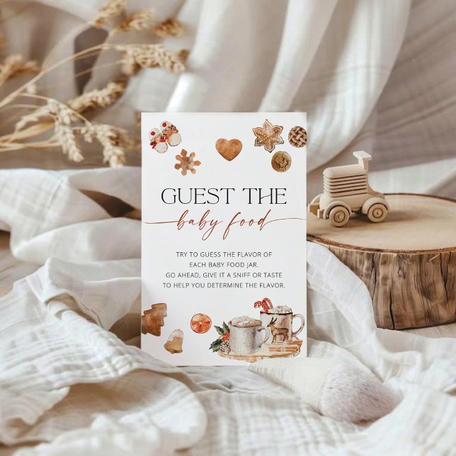 Winter gissar att matchen för Baby Food Baby Showe (Skapare uppladdad)