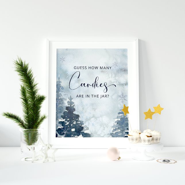 Winter gissar hur många kanter som Poster (Skapare uppladdad)