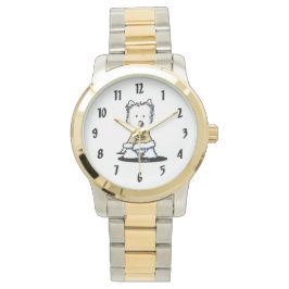Winter Glamor Westie Watch Armbandsur