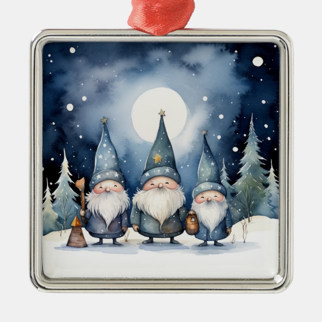 Winter Gnomes jul Ornament (Framsidan)