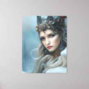Winter Goddess Canvastryck