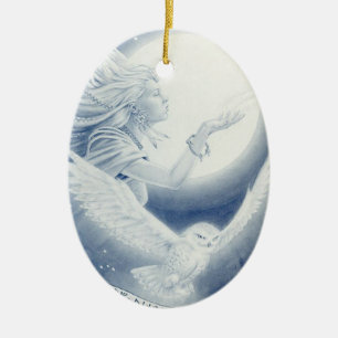 Winter_Goddess Julgransprydnad Keramik