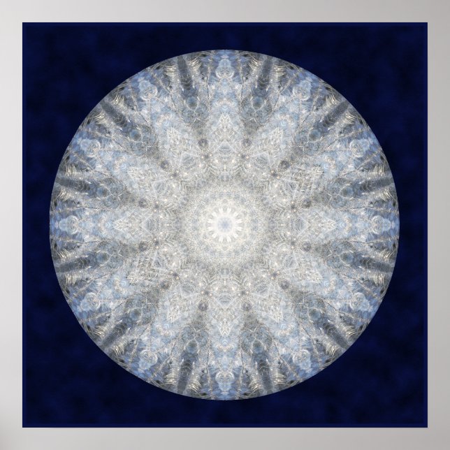 Winter Goddess Mandala Poster (Framsidan)