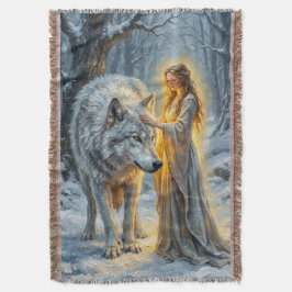 Winter Goddess & White Wolf Filt