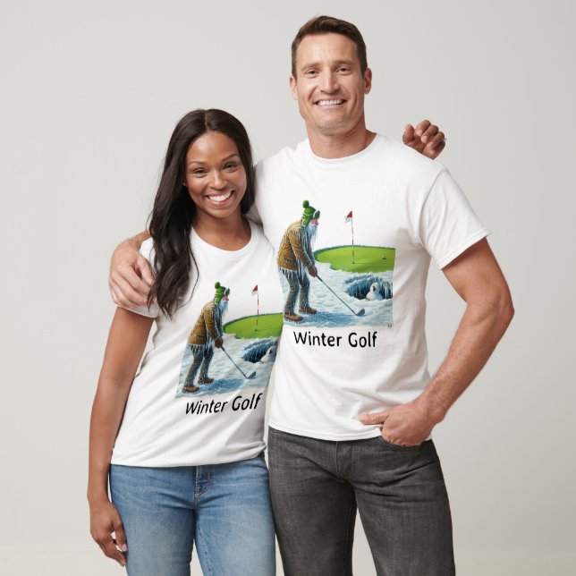 Winter Golf - Golf T-Shirt (Unisex)