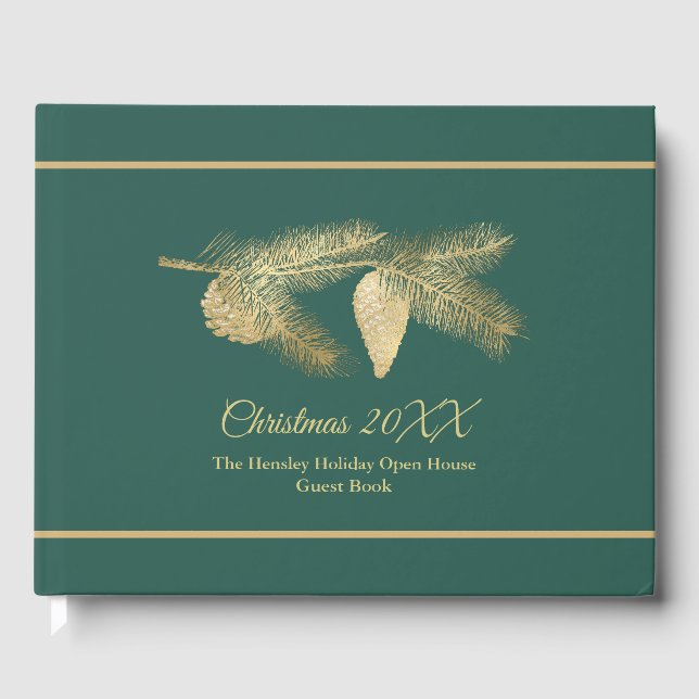 Winter Gräs Helgdag Gästböcker (Framsida)